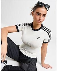 adidas Originals - 3-stripes Slim T-shirt - Lyst