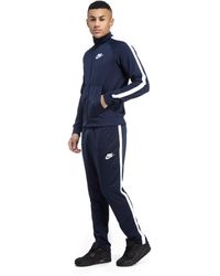 mens navy blue nike tracksuit