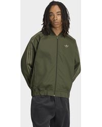adidas Originals - Mens Iconica Giacca Da Allenamento Sst Adicolor In Twill Di Cotone - Lyst