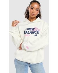 New Balance - Sweat À Capuche Run Footwear - Lyst