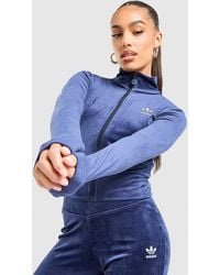 adidas Originals - Haut De Survêtement Velours Slim Essential - Lyst