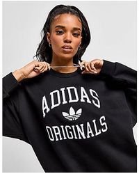 adidas Originals - Varsity Crew Sweatshirt - Lyst