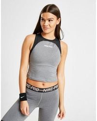 Nike Training Pro Slim Tank Top - Gray