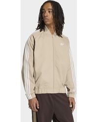 adidas Originals - Mens Iconica Giacca Da Allenamento Sst Adicolor In Twill Di Cotone - Lyst