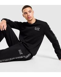 EA7 - Tuta Crew Reflective Tape - Lyst