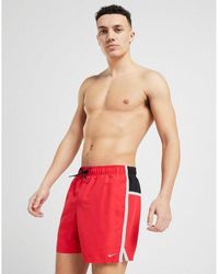 nike swim super short swim shorts in black