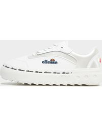 womens white ellesse trainers