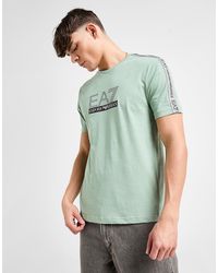 EA7 - Tape Logo Maglia - Lyst