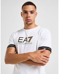EA7 - Tape Large Logo Maglia - Lyst