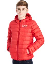 ea7 junior train core down jacket