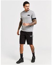 EA7 - Colour Block Shorts - Lyst