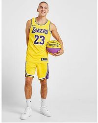 Nike - Los Angeles Lakers Icon Edition Swingman Men's NBA Shorts - Lyst