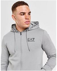 EA7 - Branded Hood Full Zip Tracksuit - Lyst