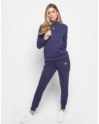 siksilk pinstripe logo joggers