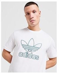 adidas Originals - Outline Trefoil T-shirt - Lyst