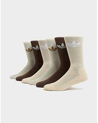 adidas Originals - 6-pack Trefoi Cushion Crew Socks - Lyst