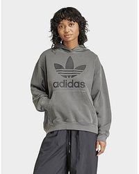 adidas Originals - Sweat-shirt à capuche Trèfle délavé - Lyst