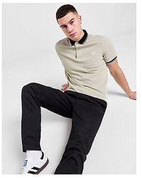 Fred Perry - Contrast Collar Badge Polo Shirt - Lyst