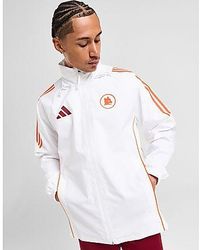 adidas - As Roma Rain Jacket - Lyst