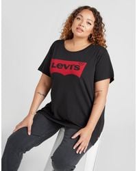 t shirt levis femme noir