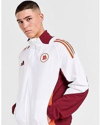 adidas - As Roma Presentation Track Jacket - Lyst