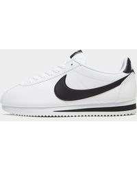 nike cortez satin nylon trainers in pink