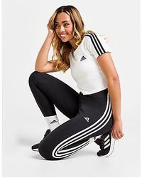 adidas - Legging taille haute en jersey Essentials 3-Stripes - Lyst