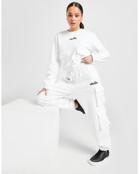 ellesse cargo crop hoodie