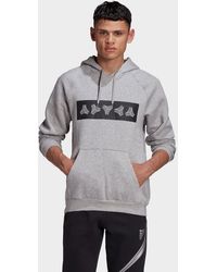 adidas tan tape heavy hoodie