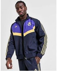 adidas - Real Madrid Woven Track Top - Lyst