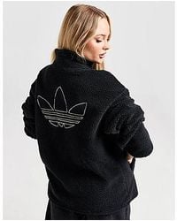 adidas Originals - Teddy Full Zip Jacket - Lyst