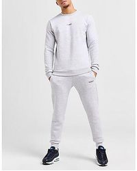 McKenzie Essential Open Hem Joggers in White for Men Lyst UK