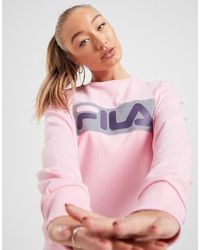 fila box logo crew sweatshirt
