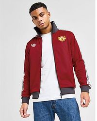 adidas Originals Beckenbauer Track Top Burgundy in Purple for Men Lyst UK