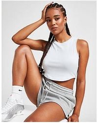 Nike - Sportswear Essential Rib Crop Tank Top - Lyst
