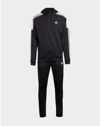 adidas black sweatsuit