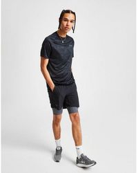 Under Armour Qualifier 2-in-1 Shorts - Black