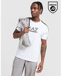 EA7 - Maglia Tape Large Logo - Lyst