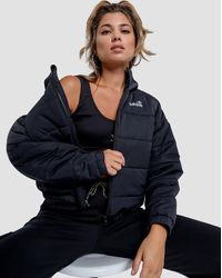 adidas originals linear sweater in lilac and black