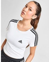 adidas - 3-stripes Badge Of Sport Slim T-shirt - Lyst
