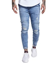 siksilk ripped jeans