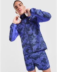 Asics - Mens Giacca Antivento FUJITRAIL All Over Print - Lyst