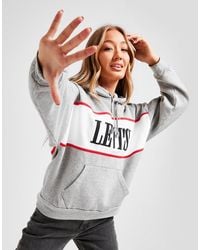 fila colour block boyfriend overhead hoodie