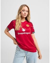 adidas - Maillot Domicile Manchester United Fc 2025/26 Femme - Lyst