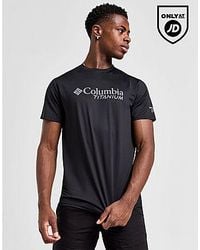 Columbia - T-shirt Titanium - Lyst