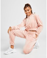 fila tonia velour flare track pants