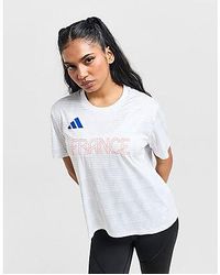 adidas - Team France Training T-shirt - Lyst