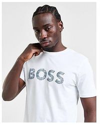BOSS - Space Logo T-shirt - Lyst