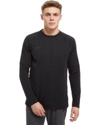 nike therma academy crew top