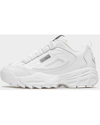 fila disruptor 3 trainers white